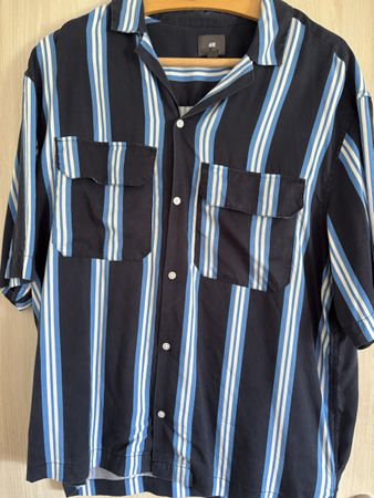 Herren Hemd H&M gestreift Grösse XL 