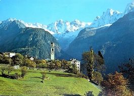 SOGLIO im Bergell mit Bondascatal und Sciora-Gruppe
