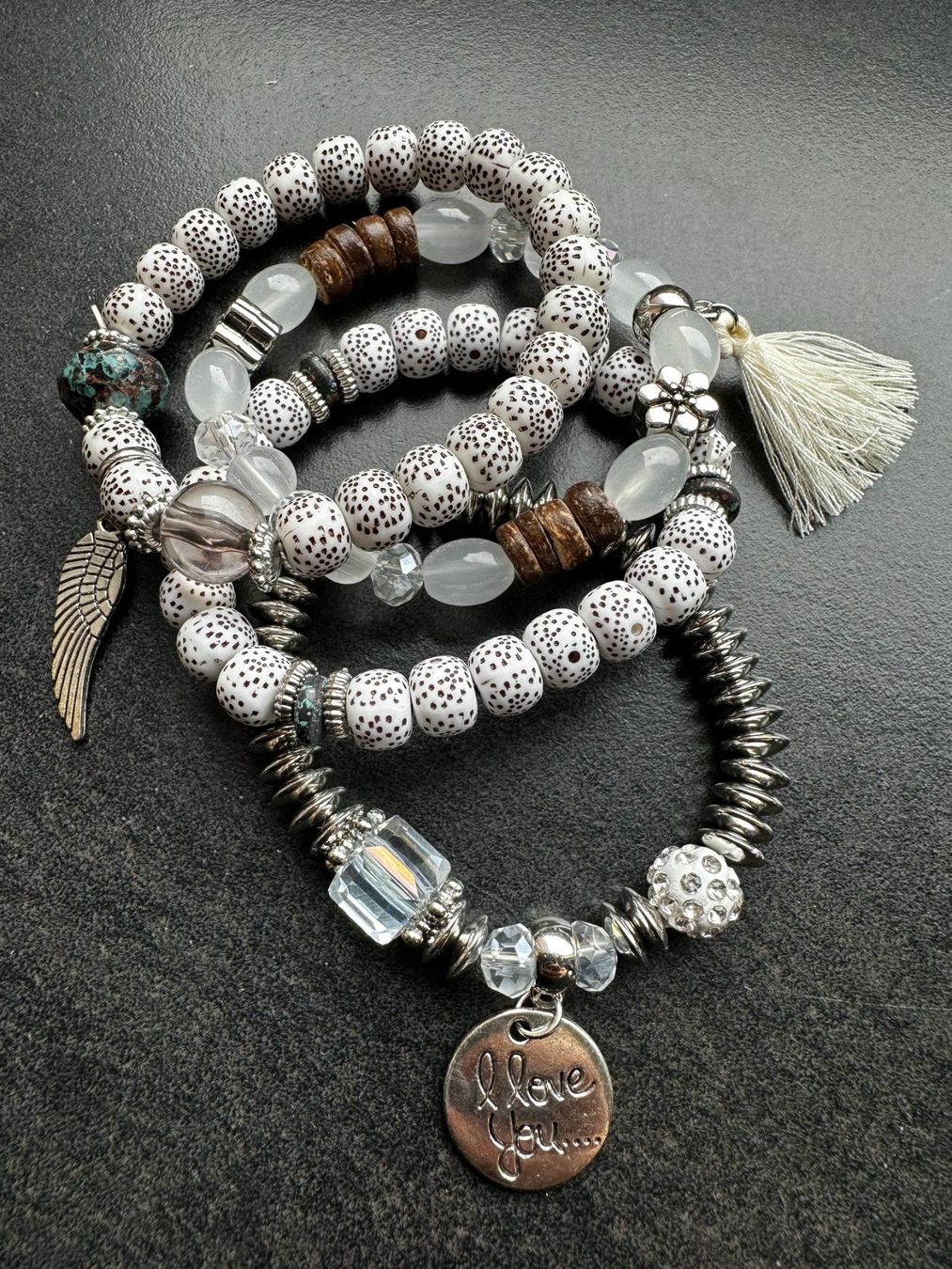 Bracciali & Braccialetti: Modeschmuck Armband Set, 4 Stück – Nuovo e nell'imballaggio originale da Kesswil venduto da mie_g89p