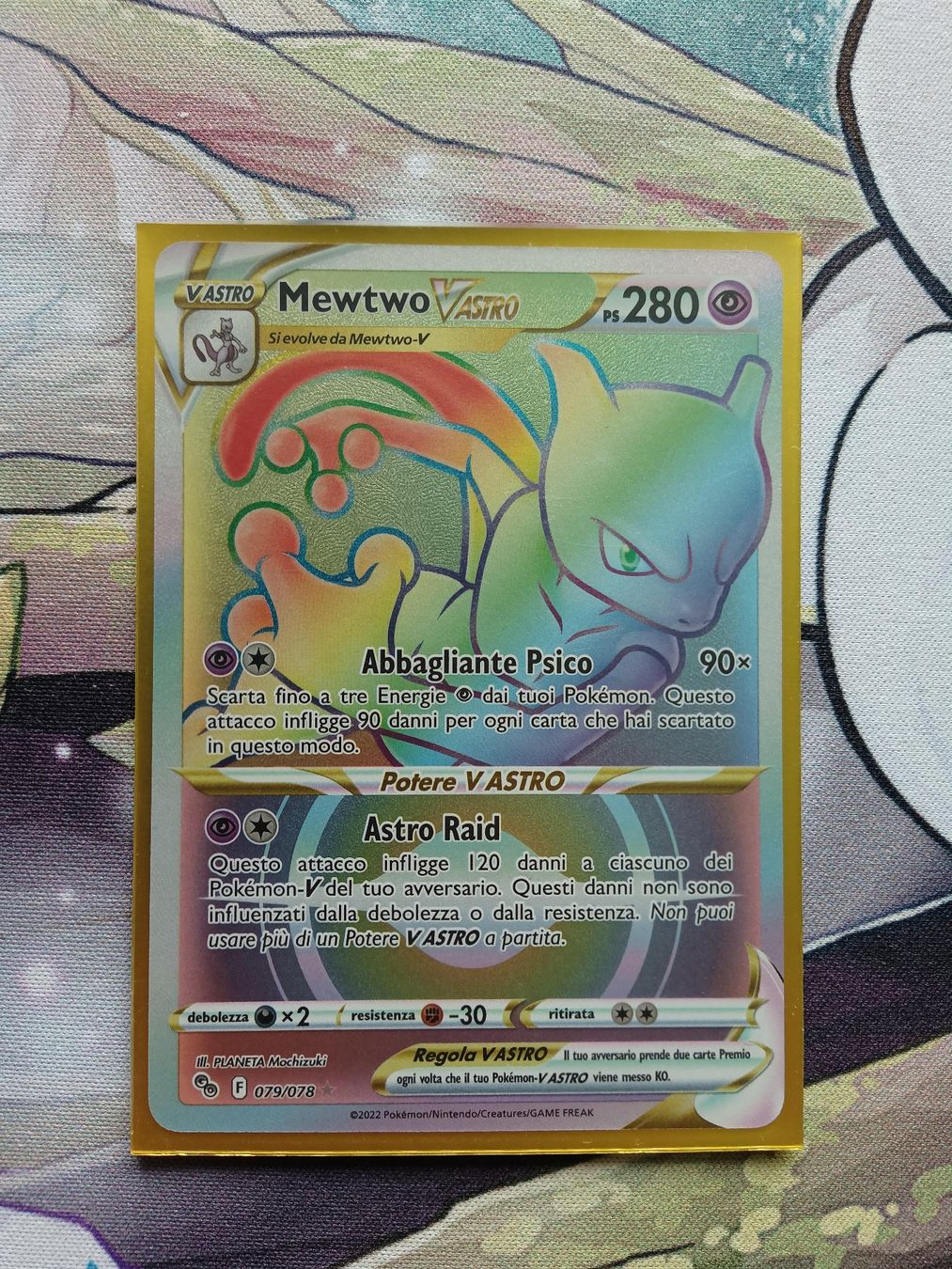 Pokémon Carte collezionabili: Mewtwo Vastro - Rainbow Italiano – Usato da Altstätten SG venduto da GGsGameshop