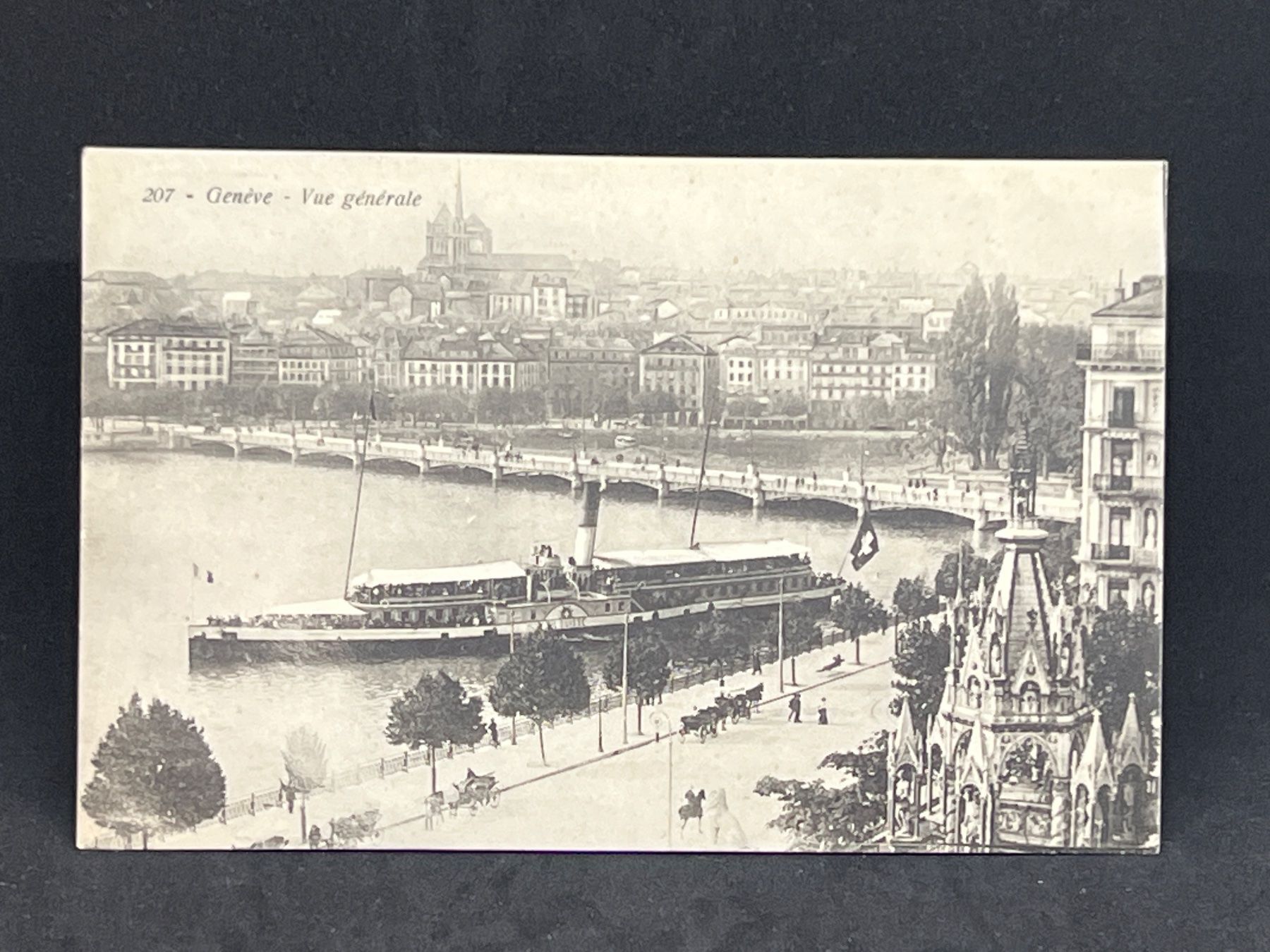 Cartoline postali: Genève - Vue générale – Usato da Widnau venduto da Brusi9