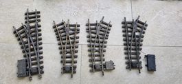 4x Weichen, Spur G gebraucht, Gleise für Gartenanlage