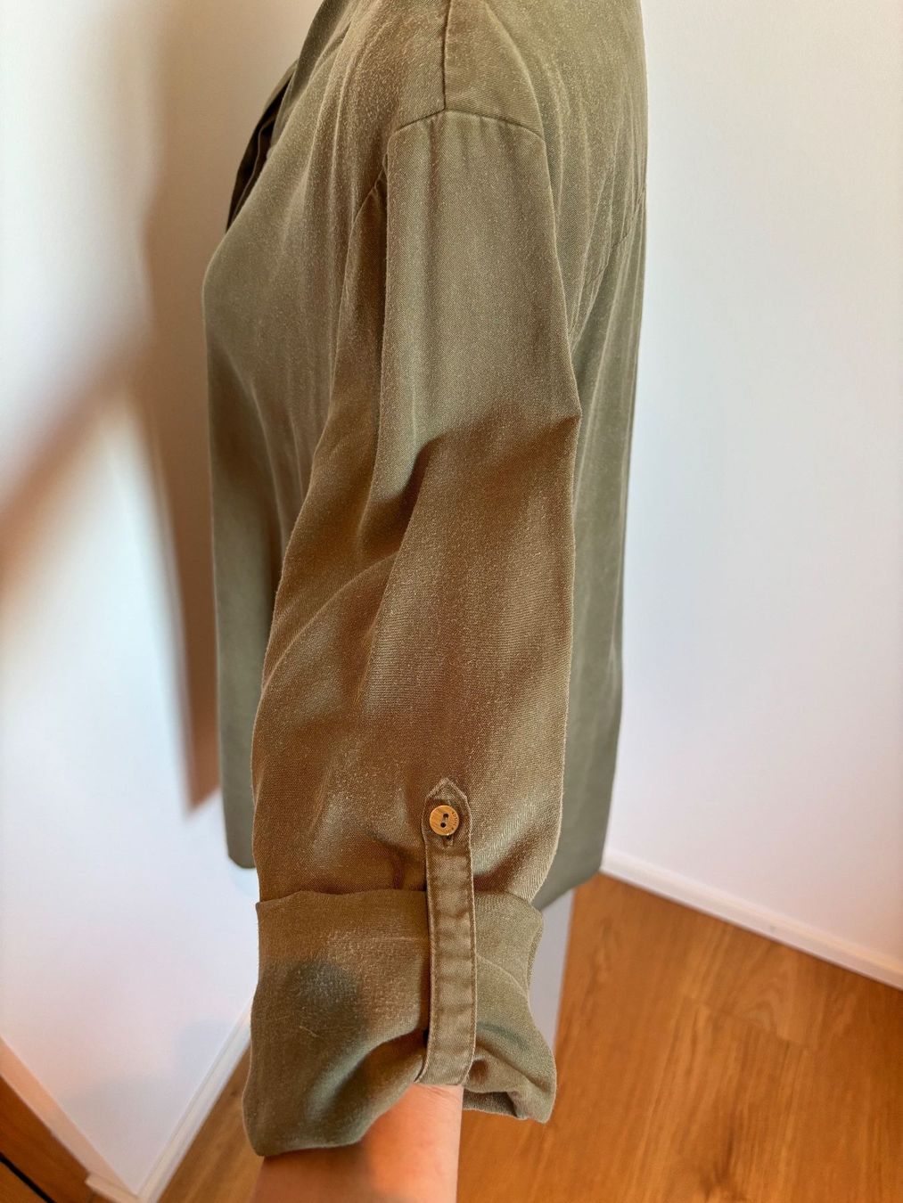 Tom Tailor Tuniche: Tom Tailor Tunika Bluse in olive (Gr. 40) – Usato da Neunkirch venduto da autoscooter57 3