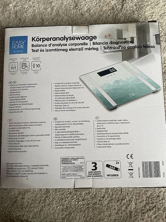 Personenwaagen: Körperanalysewaage – Neu und originalverpackt aus Möriken AG von sel_9w5v 1