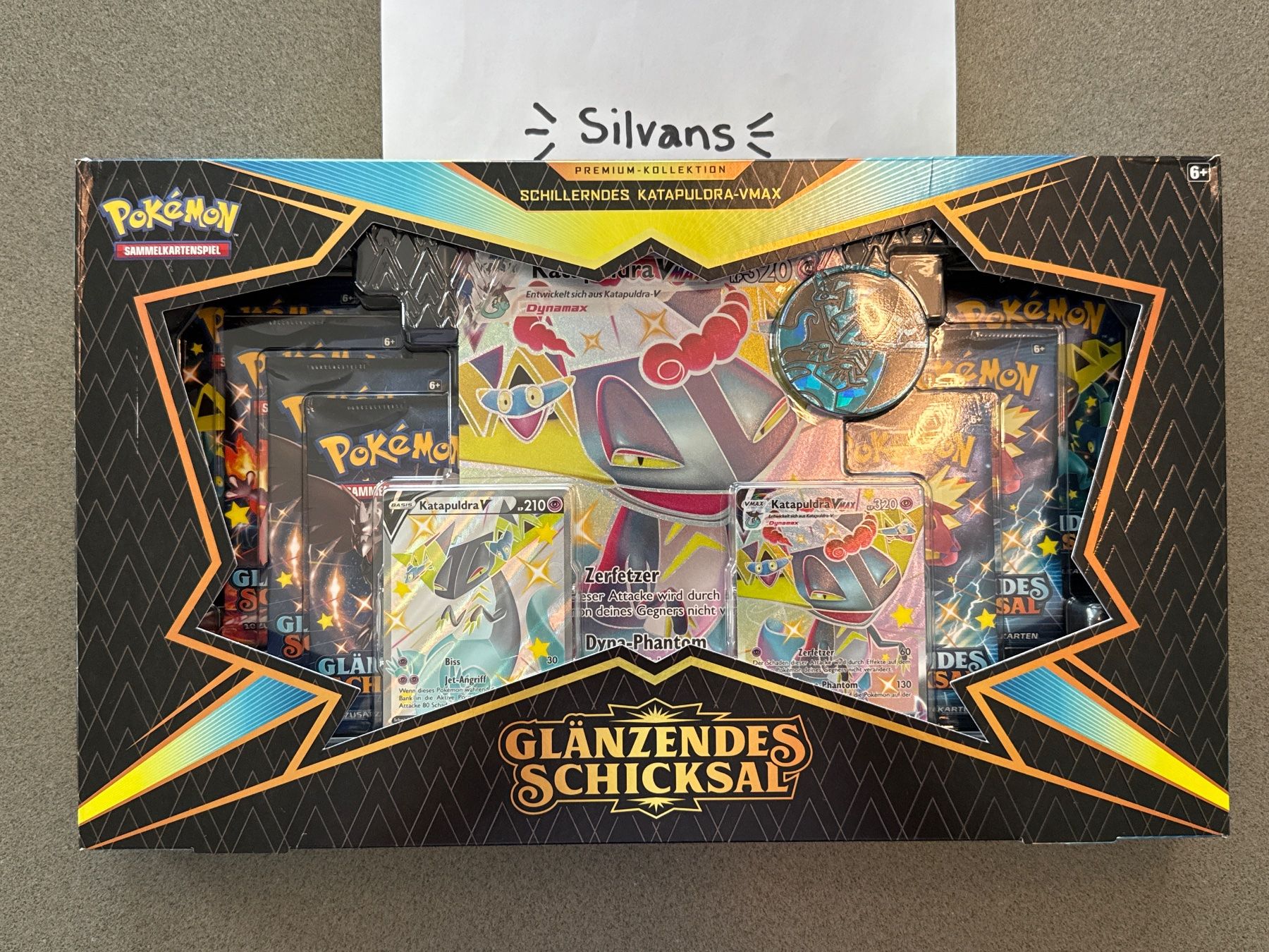 Pokémon Carte collezionabili: Schillerndes Katapulda-Vmax Glänzendes Schicksal Deutsch – Nuovo e nell'imballaggio originale da Wil SG venduto da Silvans