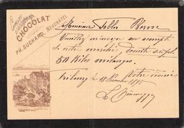 GS 5 Rp Suchard PK017 (S6/03 , gel. 19.Xl.1895 ( braun )