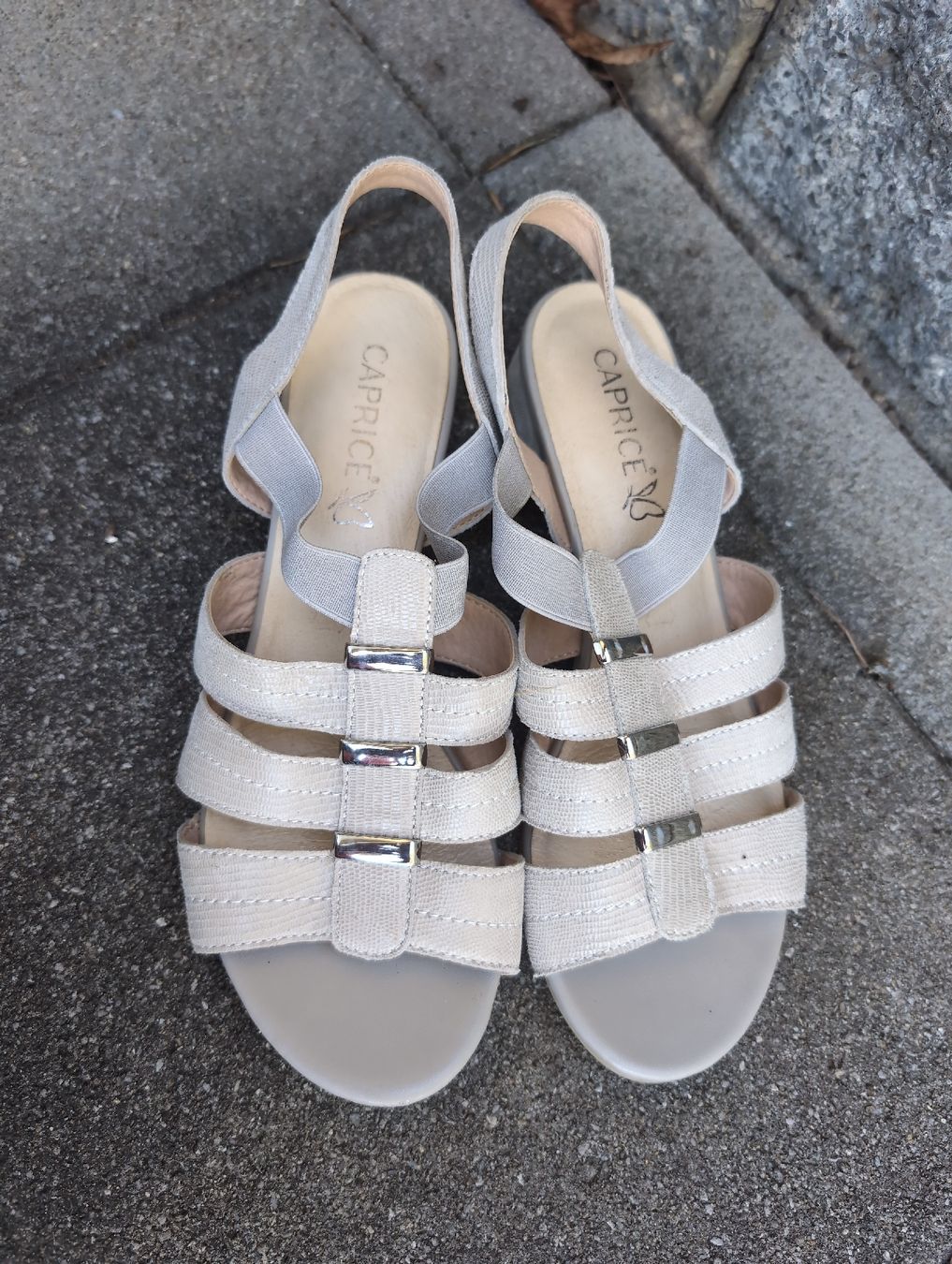 Damenschuhe: Caprice Sommersandalen Gr. 39 beige – Gebraucht aus Alberswil von __colafroeschli__ 1