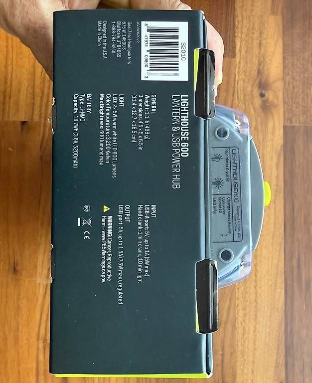 Lanterne: Goal Zero Lighthouse 600  Campinglaterne & Powerbank – Usato da Wohlen AG venduto da adr_n2jd 1