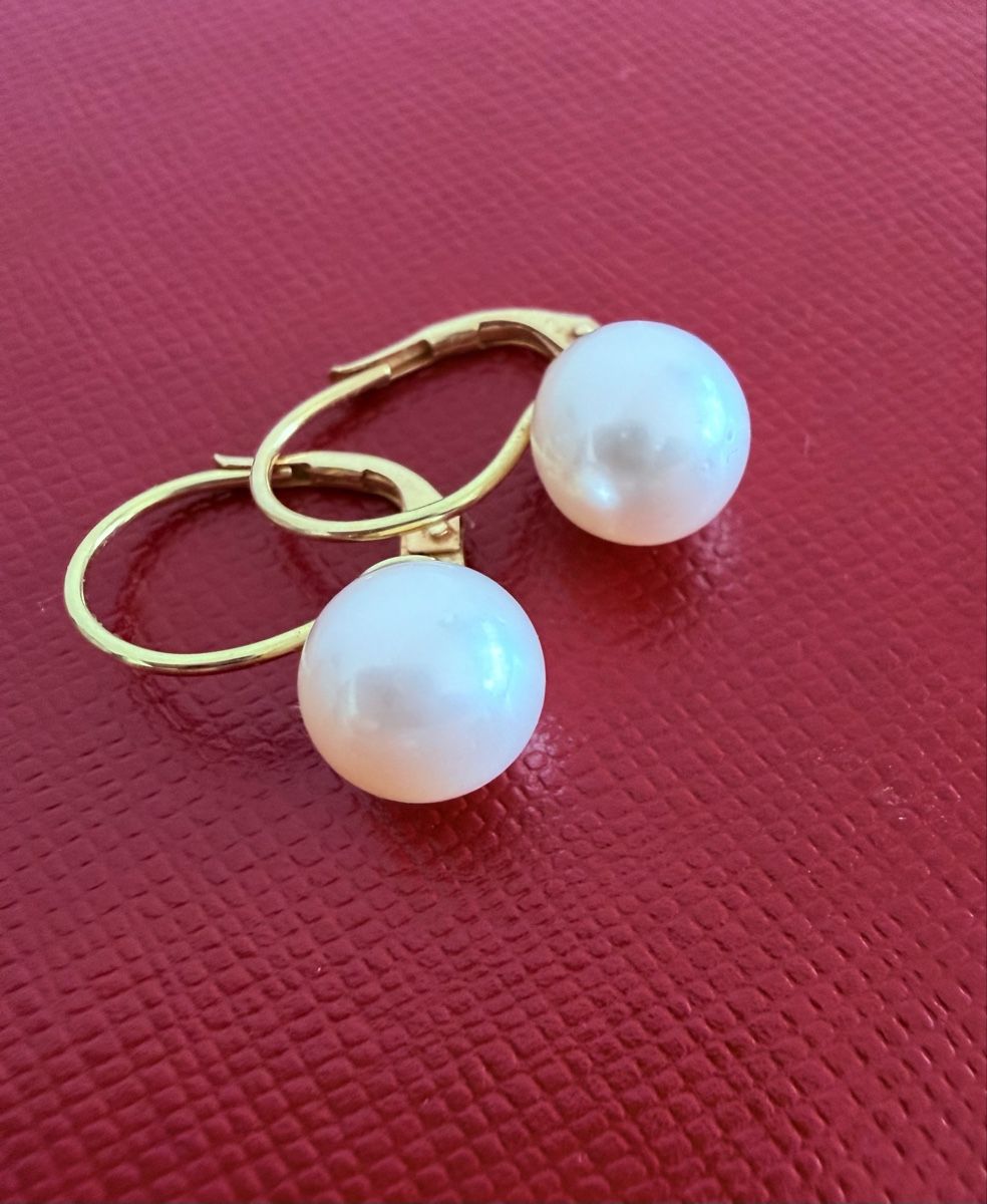 Christ Orecchini pendenti & Orecchini a lobo: Ohrhänger Gold 750 mit Perlen – Nuovo (secondo la descrizione) da Herzogenbuchsee venduto da closetflip 4