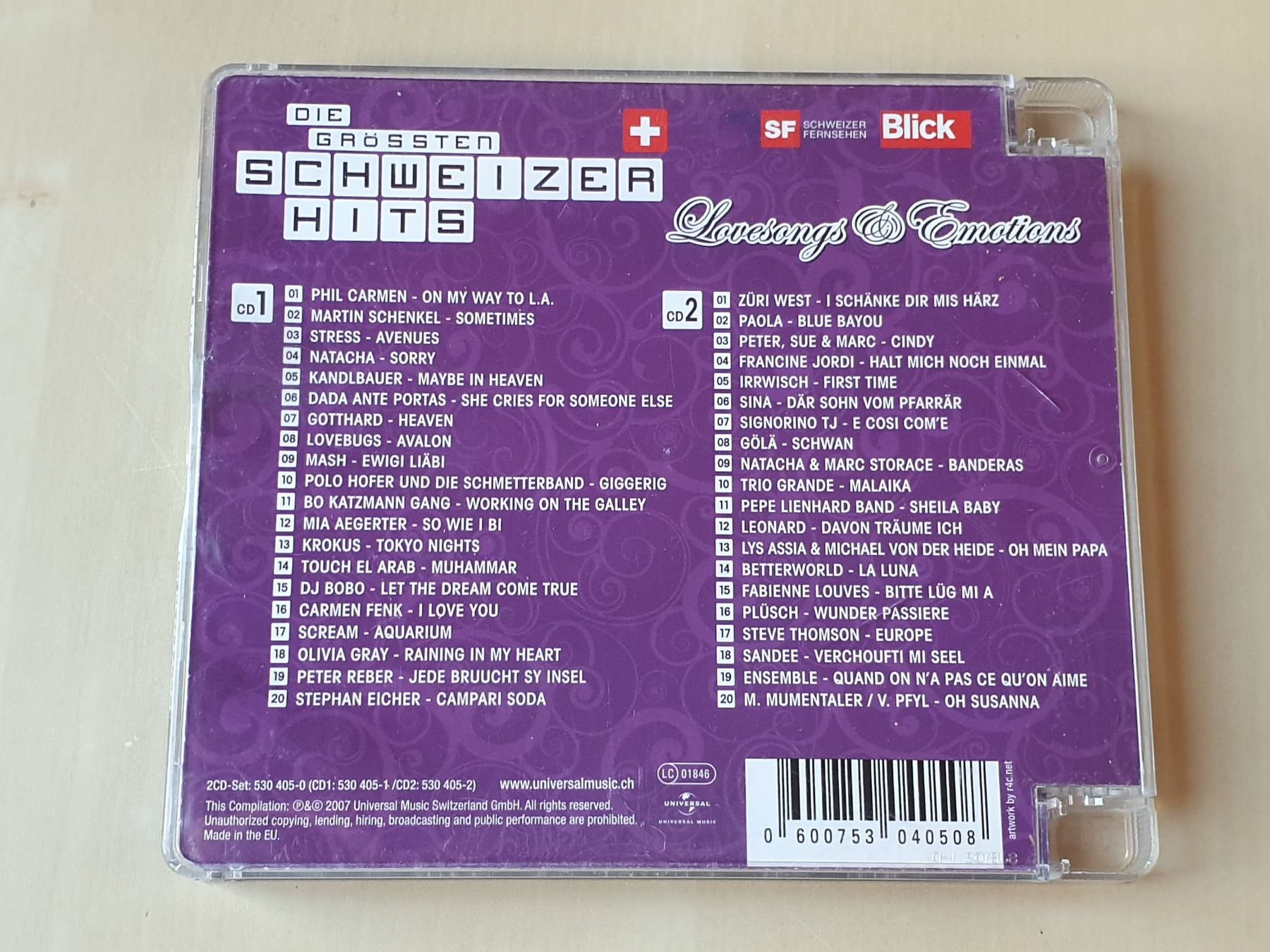 CD: Die grössten Schweizer Hits Lovesongs & Emotions – Usato da Stansstad venduto da collectorsshop 1