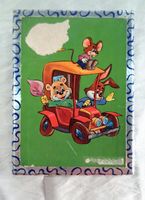 Penelope Holzpuzzle / 4 Puzzle "Lustige Tiere" 60er Jahre