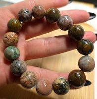 Old Stock Ozean Jaspis Armband C 14.2mm