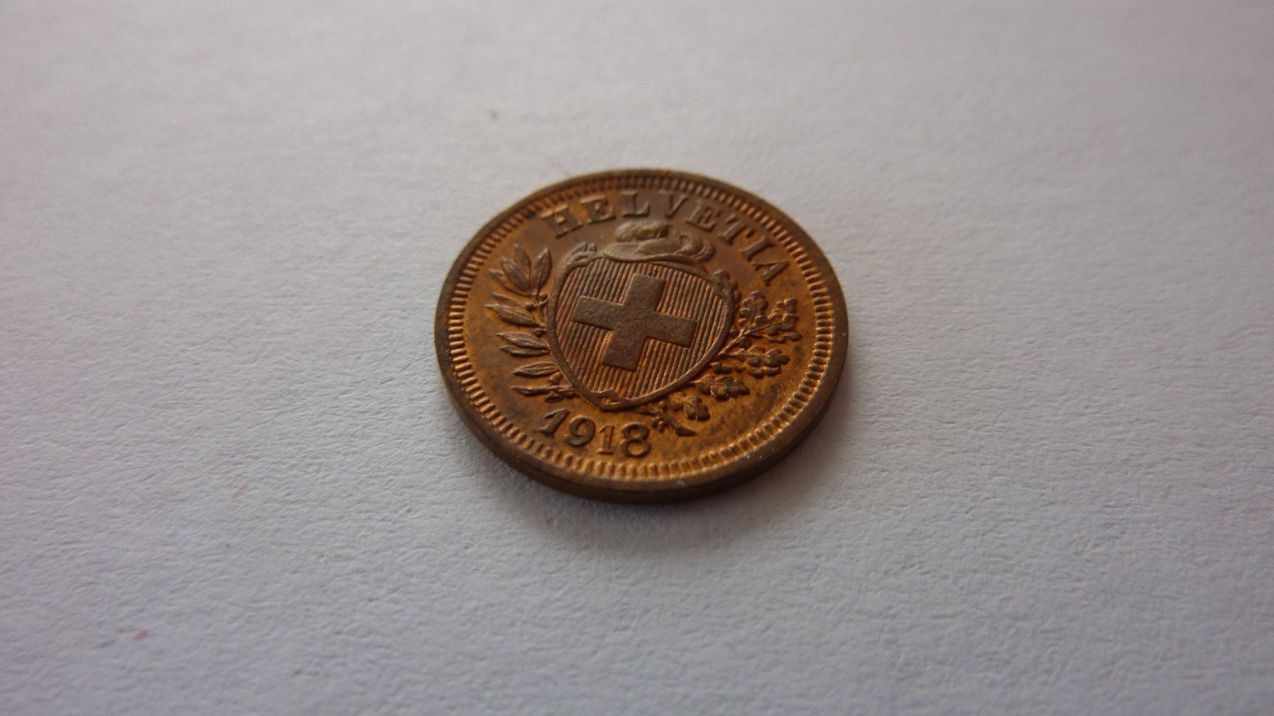 Alle Münzen: Uralter Einräppler 1918 , unzirkuliert – Neu (gemäss Beschreibung) aus Birrwil von Schnaepli 1