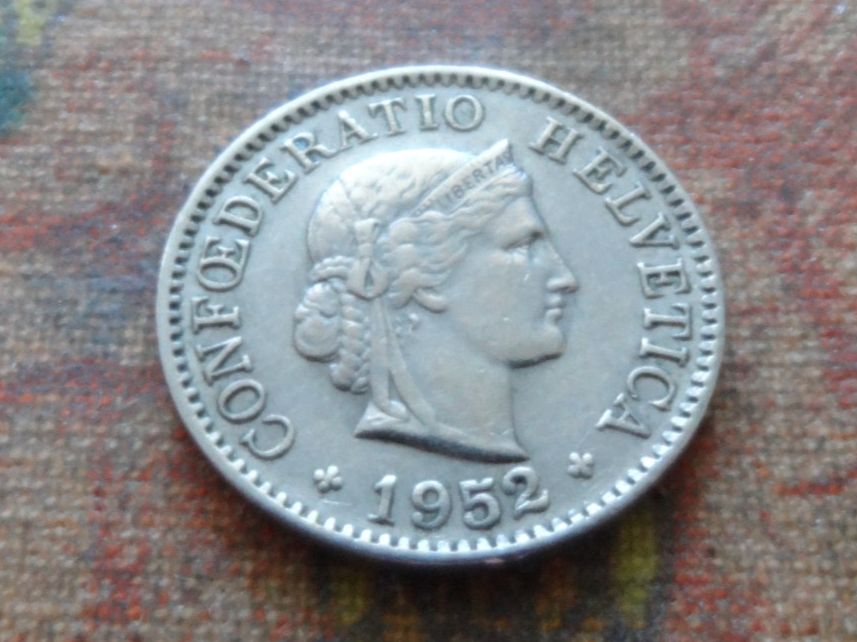 Tutti le monete: 5 Rp. 1952 – Usato da Romanel-sur-Lausanne venduto da Swift13