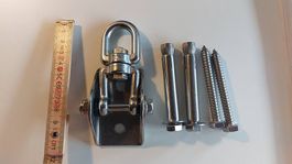 Ganci per altalene in acciaio - Schaukelhaken in Edelstahl