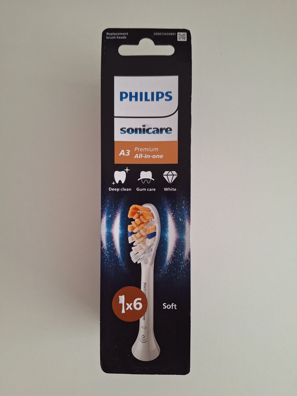 Philips Sonicare Cura dei denti: 6 x Philips Sonicare Premium All-in A3 Soft – Nuovo e nell'imballaggio originale da Chur venduto da mpz72
