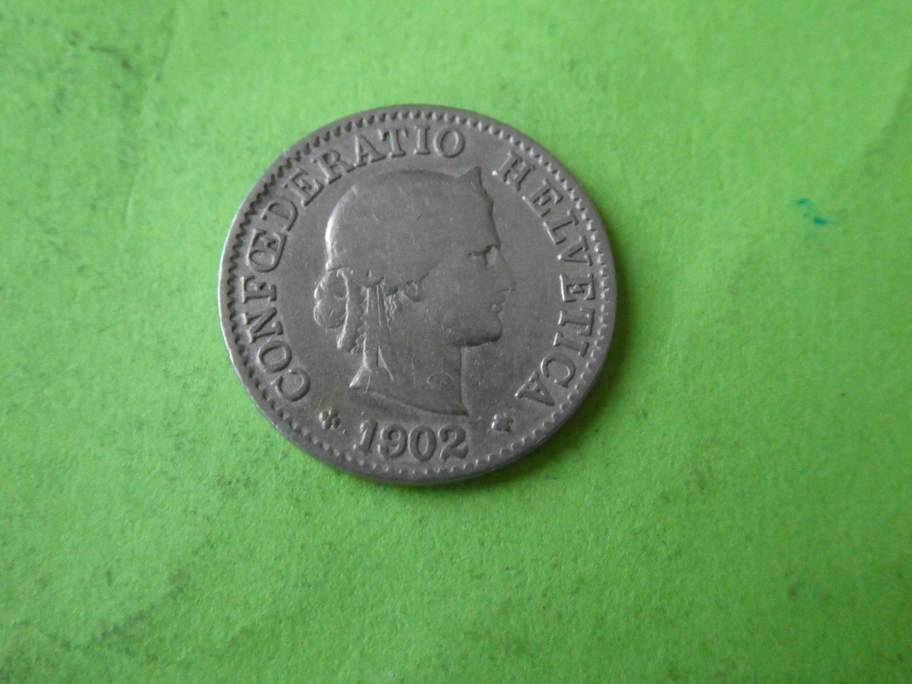 Toutes les monnaies: Schweiz 1902, 5 Rappen – Neuf (Voir description) à Hinterforst par rohusri
