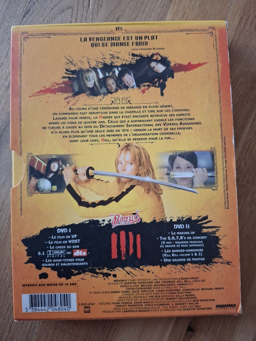 Tutti i DVDs: Kill bill _ français – Usato da Moutier venduto da Carambaaa 1