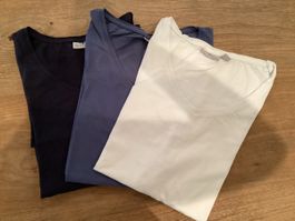3 Damen T-Shirts, Gr. M