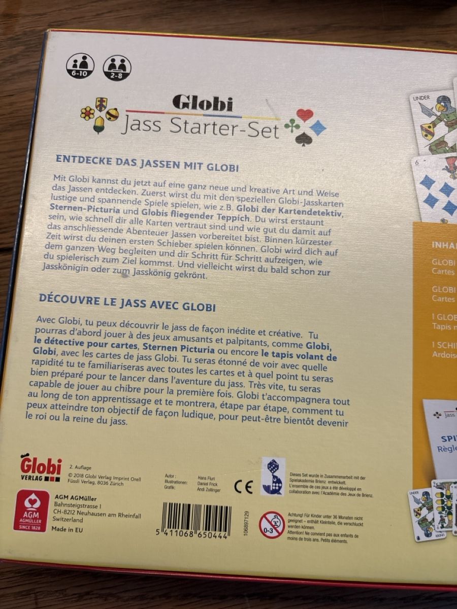 Jeux: Globi Jass Starter-Set – D'occasion à Engelberg par Reslisport 1