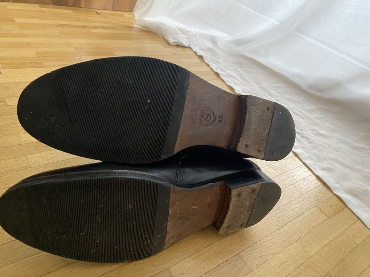 Scarpe da donna: Schwarze Lederstiefeletten, Scarosso 40 - – Nuovo (secondo la descrizione) da Zürich venduto da linlin02 4