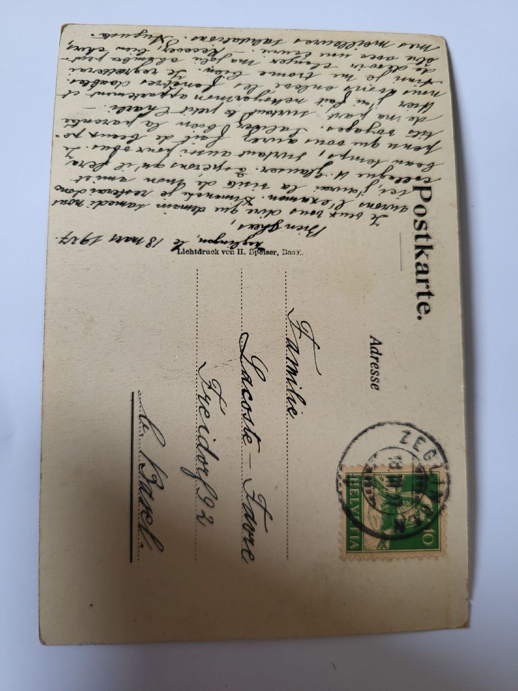 Cartoline postali: Alte Ansichtskarte Zeglingen - mit Berg & Dorf - R4 – Usato da nunningen venduto da mic_88k2 1