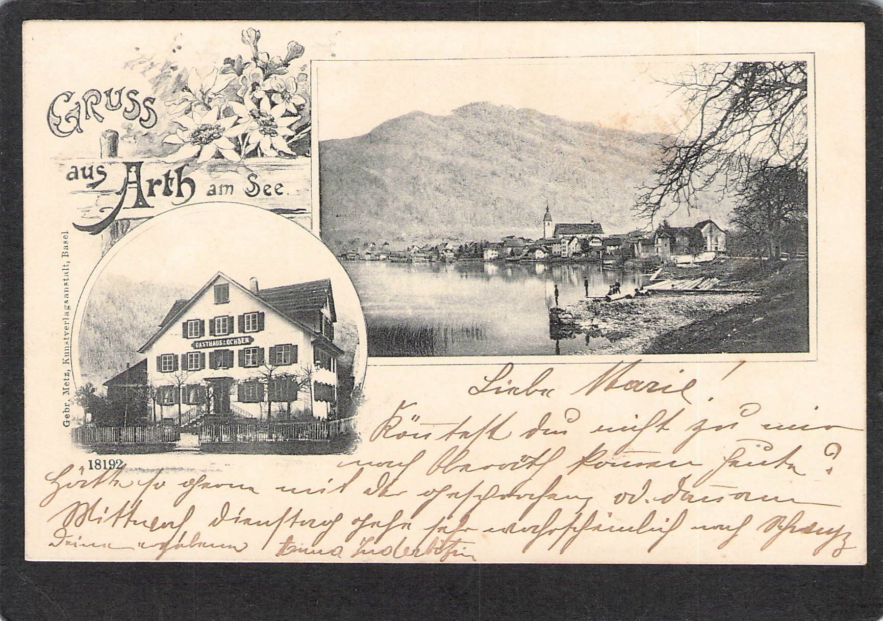 Cartoline postali: ^Arth am See , Litho von 1904 – Usato da Reichenburg venduto da Pipo-67