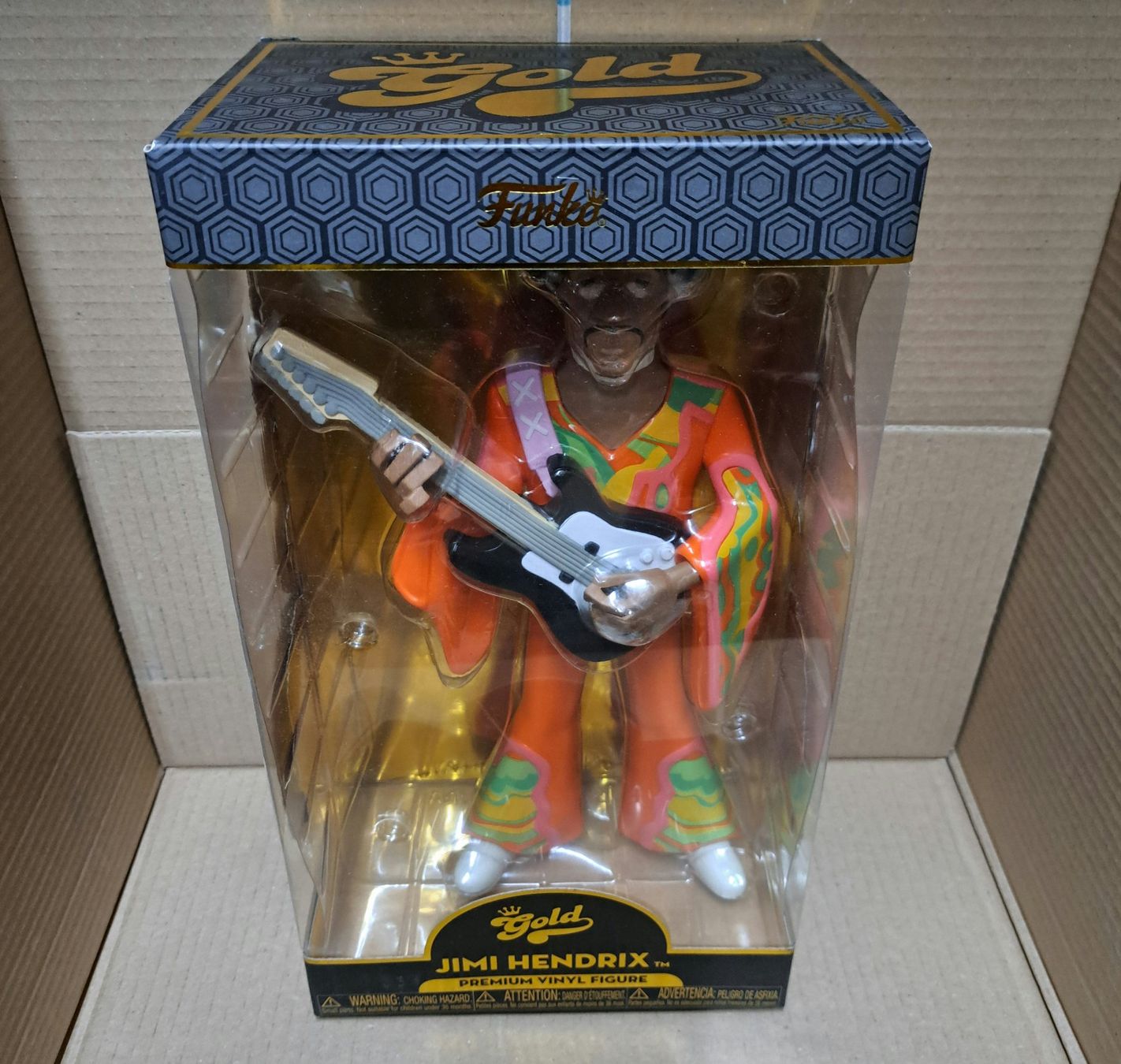 Funko Statuette: Funko Gold Premium Jimi Hendrix Vinyl Figur 33cm – Nuovo e nell'imballaggio originale da Igis venduto da magneto_hg