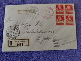 Superbrief Julierpost  1935