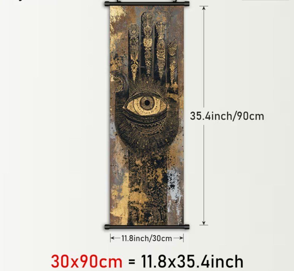Poster & Bilder: Buddha, Fatima, Hamsa, Third Eye Rollenposter – Neu und originalverpackt aus Sarmenstorf von T.Sunl8