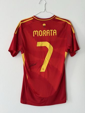 Spanien Trikot Morata 7 signiert Grösse M neu