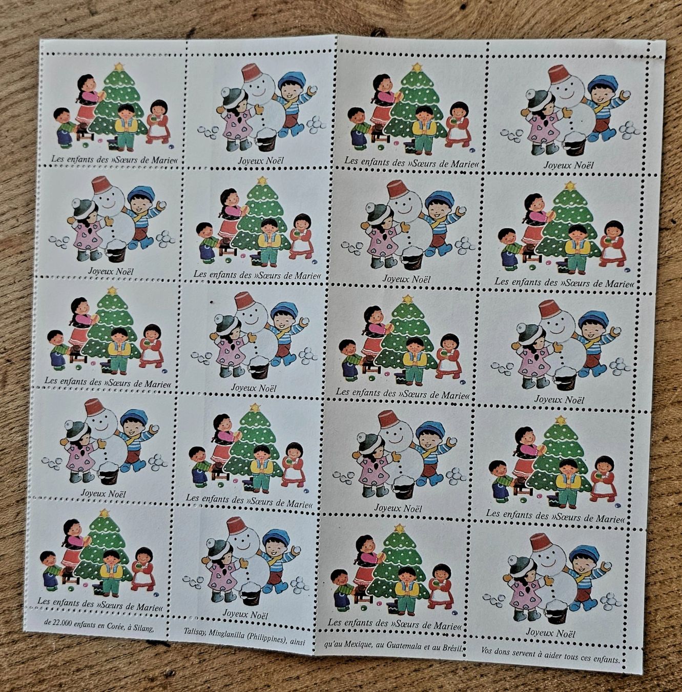 Tous les timbres: Vignettes de Noel – D'occasion à Les Valettes par Nuba1