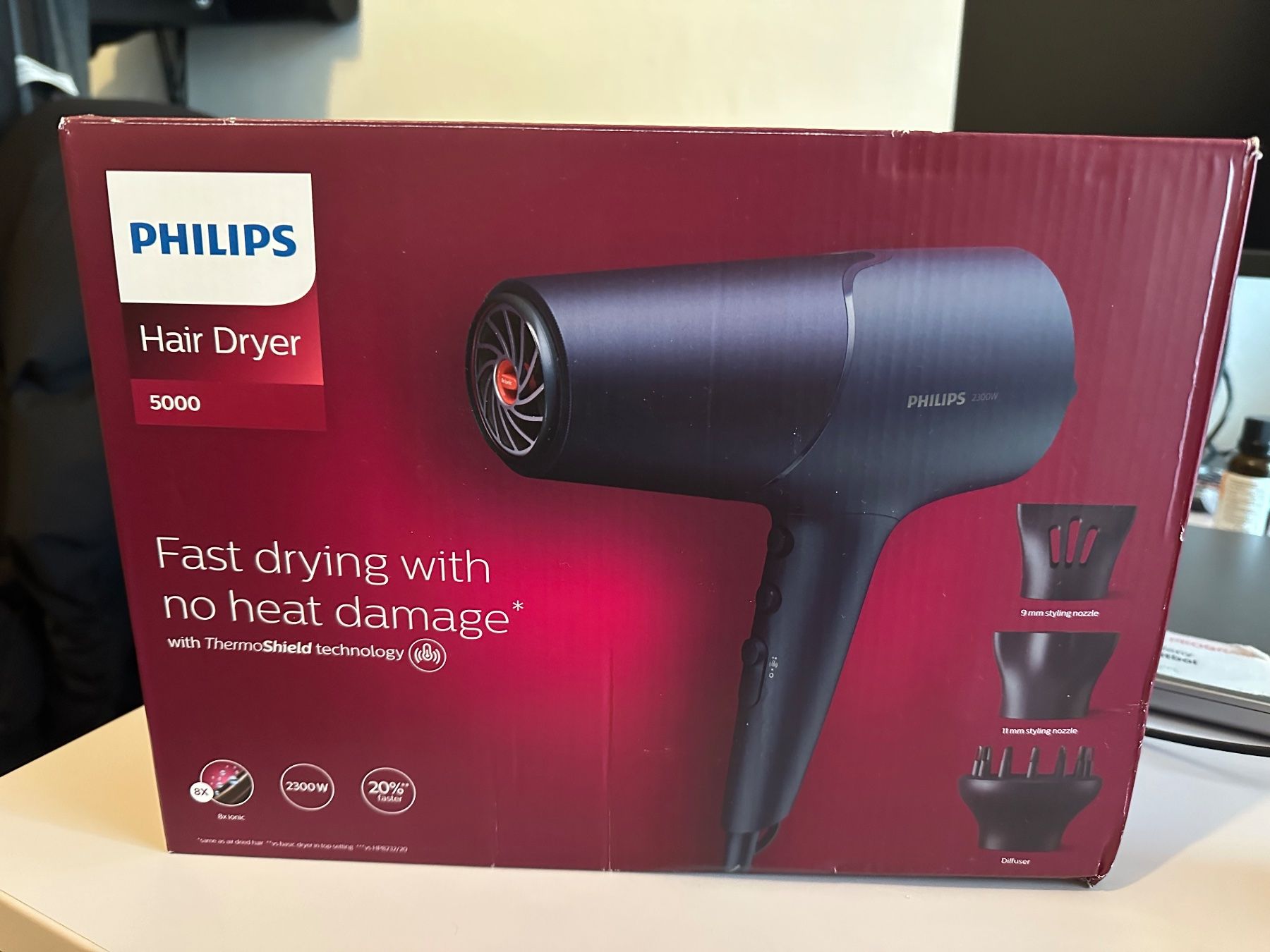 Philips Asciugacapelli: Philips Hair dryer 5000 BHD510 – Nuovo e nell'imballaggio originale da Lausanne venduto da tif_mr5t 1