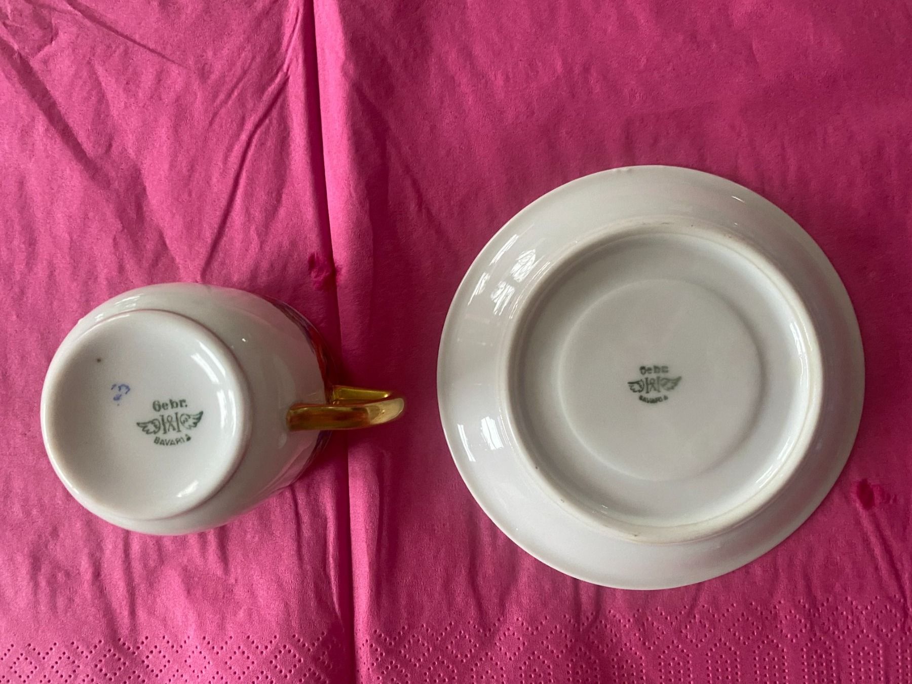 Tassen: Porzellan Tasse Gebr. Hoffmann – Gebraucht aus Birsfelden von edw_2mjn 2