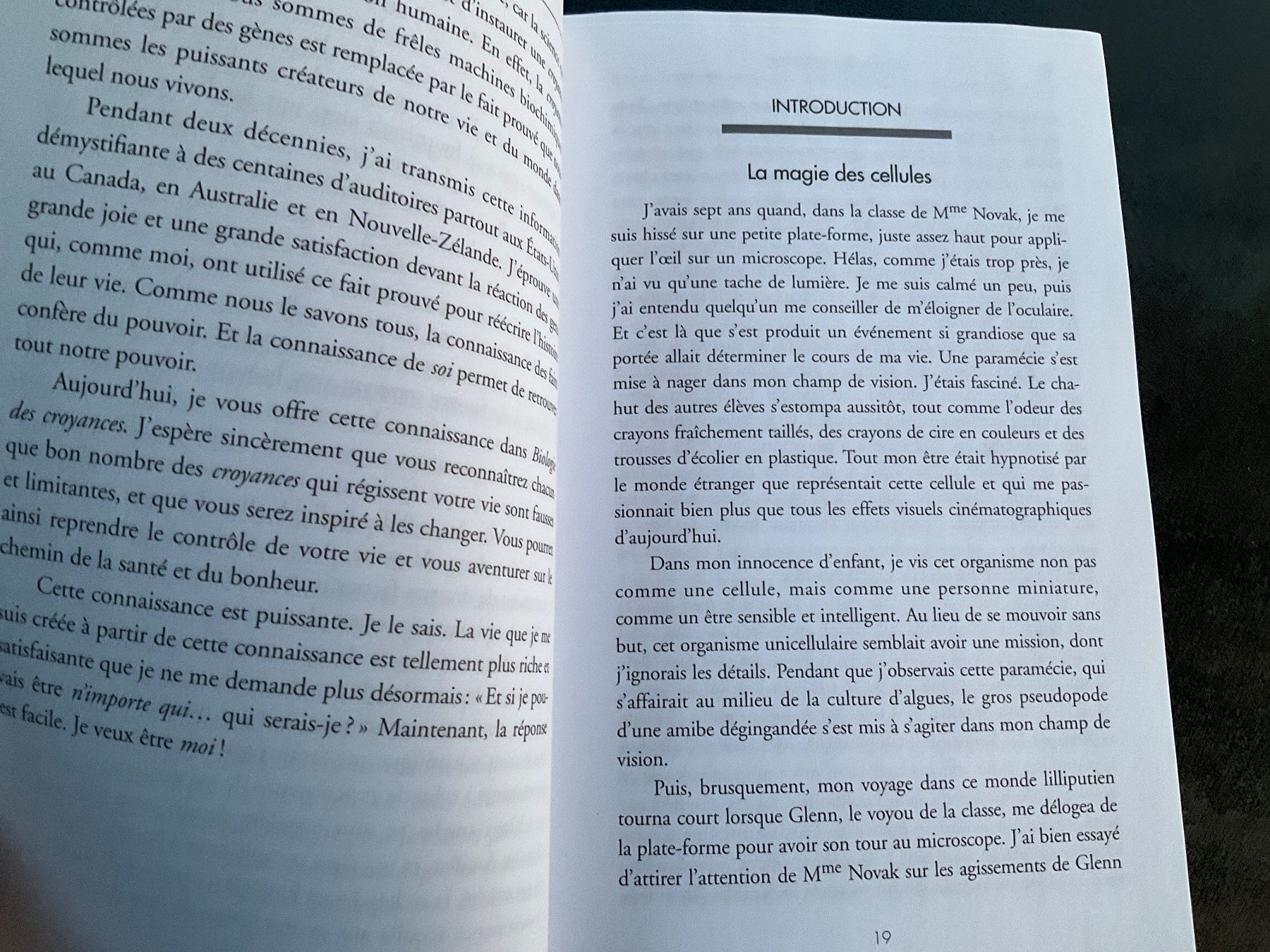 Libri: Biologie des croyances Bruce H. Lipton – Usato da Avenches venduto da Lactobacille 2