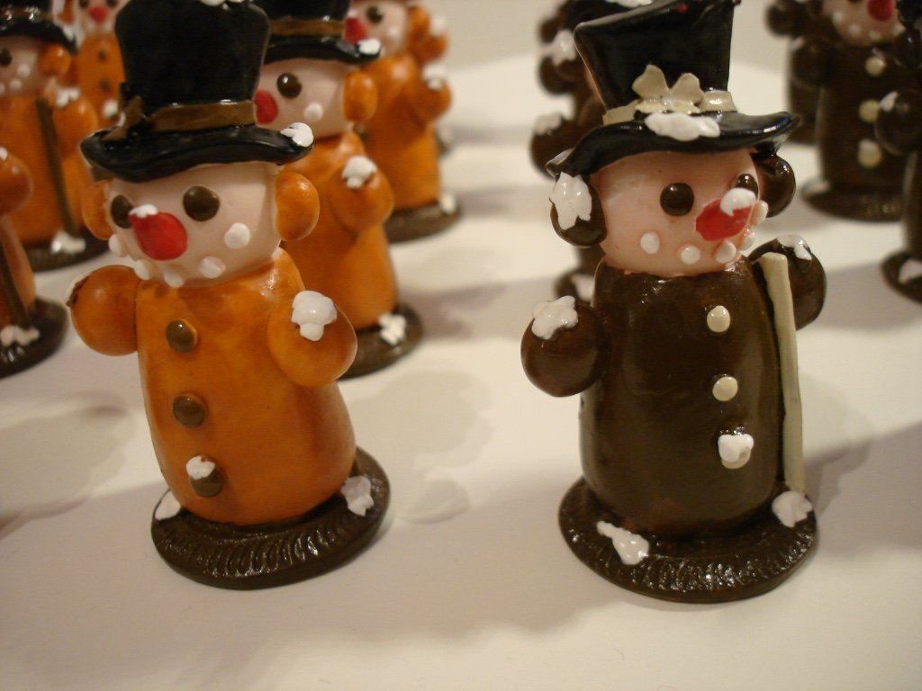 Statuette: Tischdekoration Wintersujets, 16 Stk. – Nuovo e nell'imballaggio originale da Bern venduto da antigua13 1