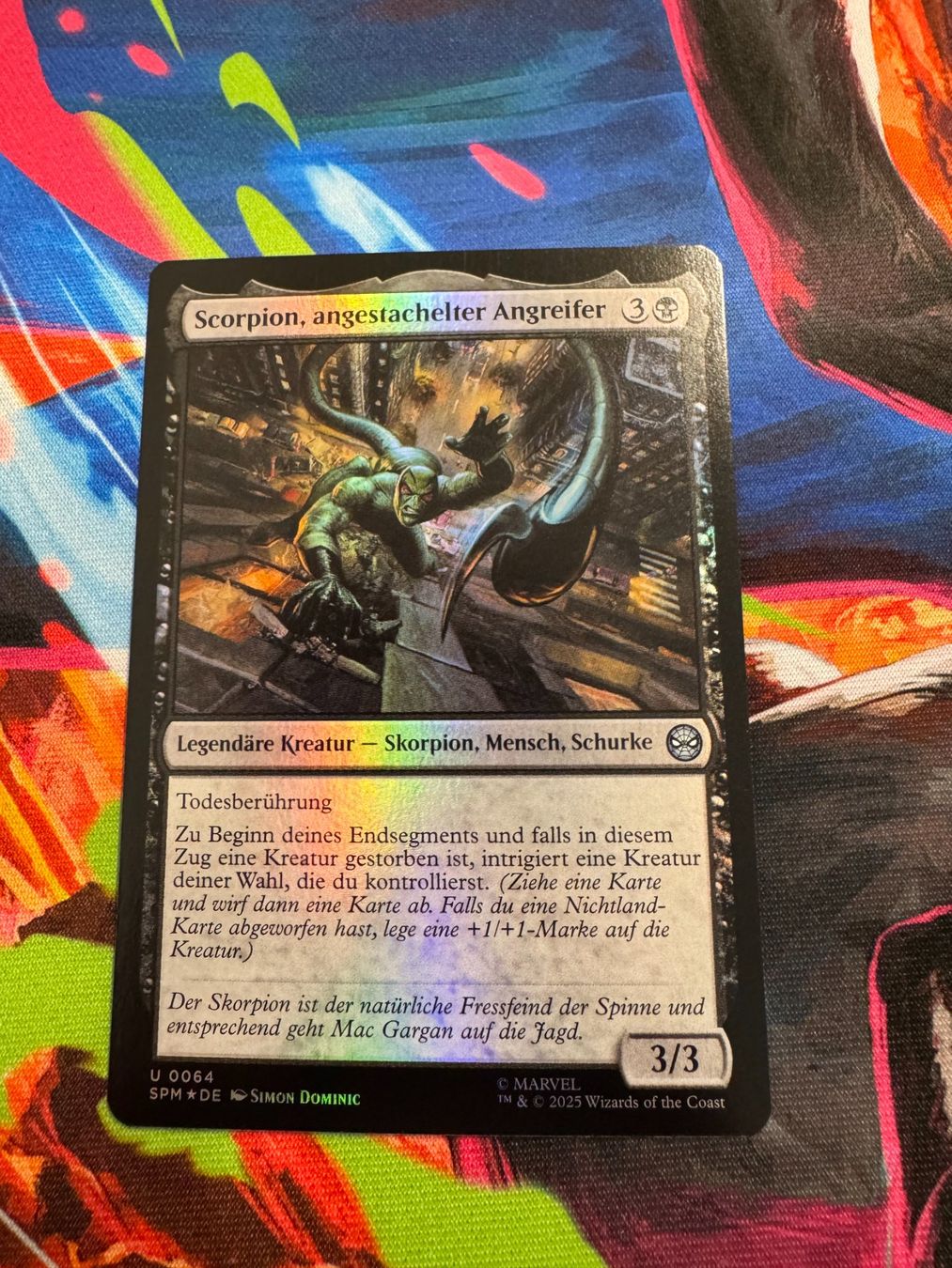 Magic The Gathering Sammelbilder & Trading cards: Scorpion, angestachelter Angreifer - SPM - Magic – Neu (gemäss Beschreibung) aus Bülach von Pfrenzel