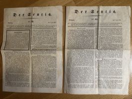 Der Sentis 1842 Nr. 53 & 54 – Zollikofer – St. Gallen