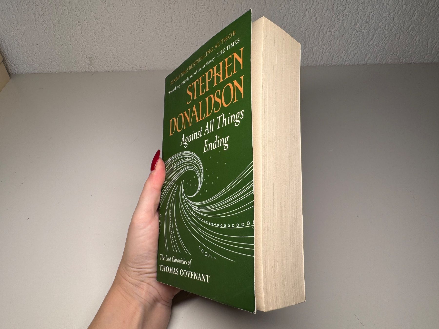 Libri: NOVEL: Stephen Donaldson, Against All Things Ending – Usato da Grosswangen venduto da English_books 1