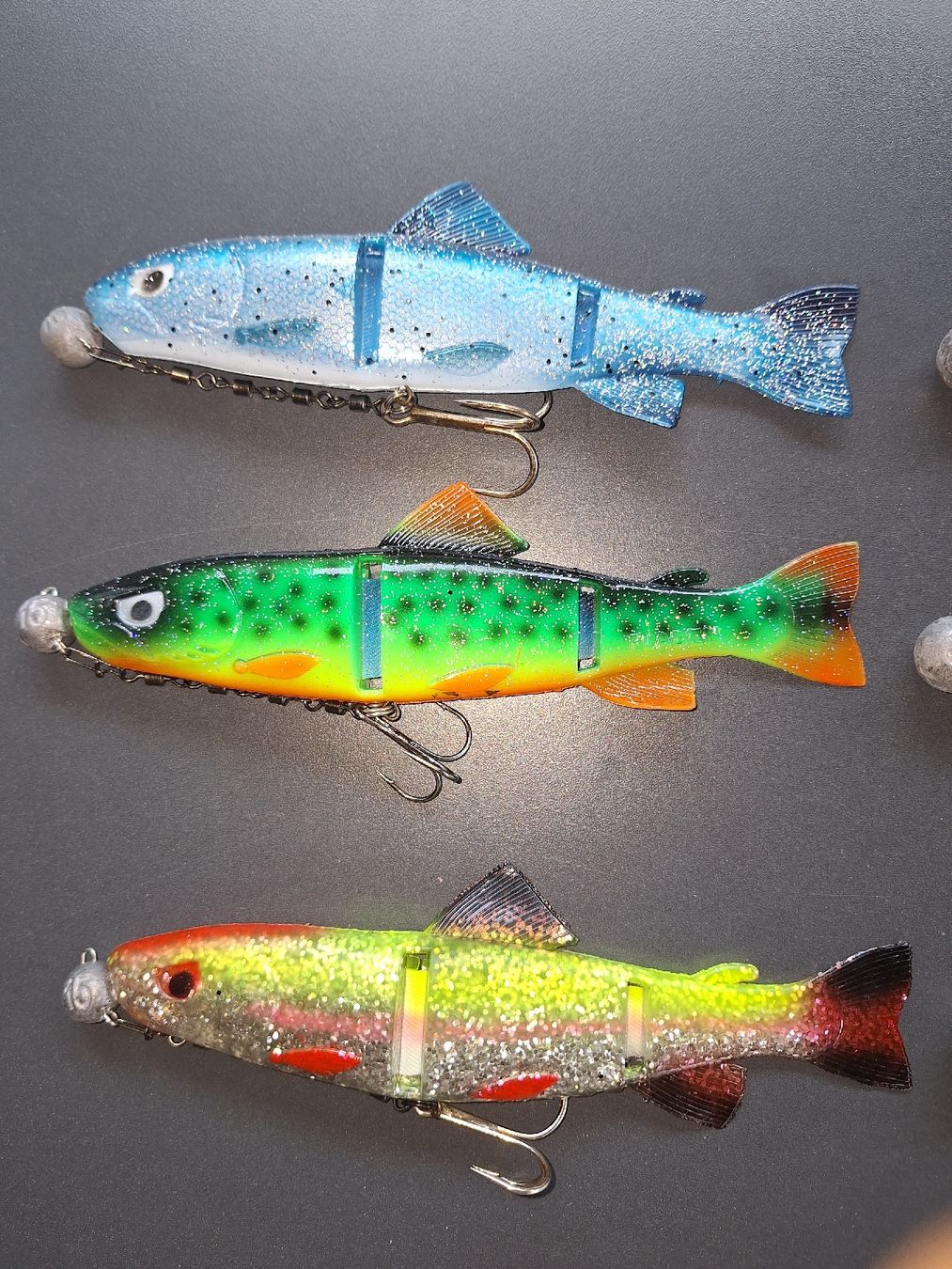 Esche: 6 Fladen Gummifische ca 20 + 25cm – Usato da Oensingen venduto da Adrian5224 2