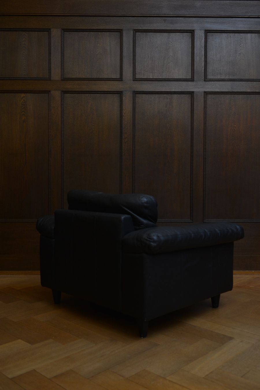 Poltrone: Schwarzer Vintage Ledersessel – Usato da Zürich venduto da unzico 3