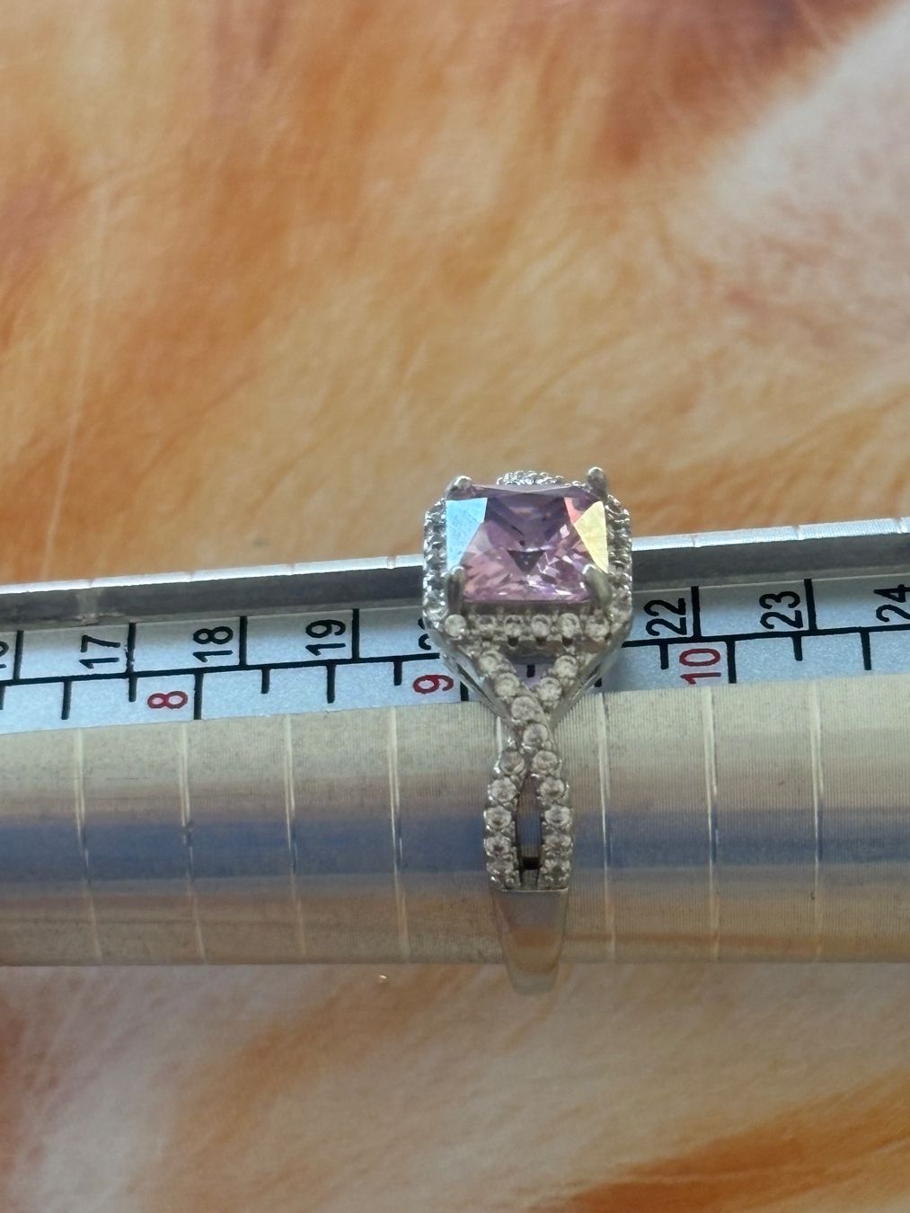 Ringe: Luxus Elegante Gr.19/9 Ring Farbe: Silber/Rosa – Neu (gemäss Beschreibung) aus Biel-Bienne von Roserosse13 4