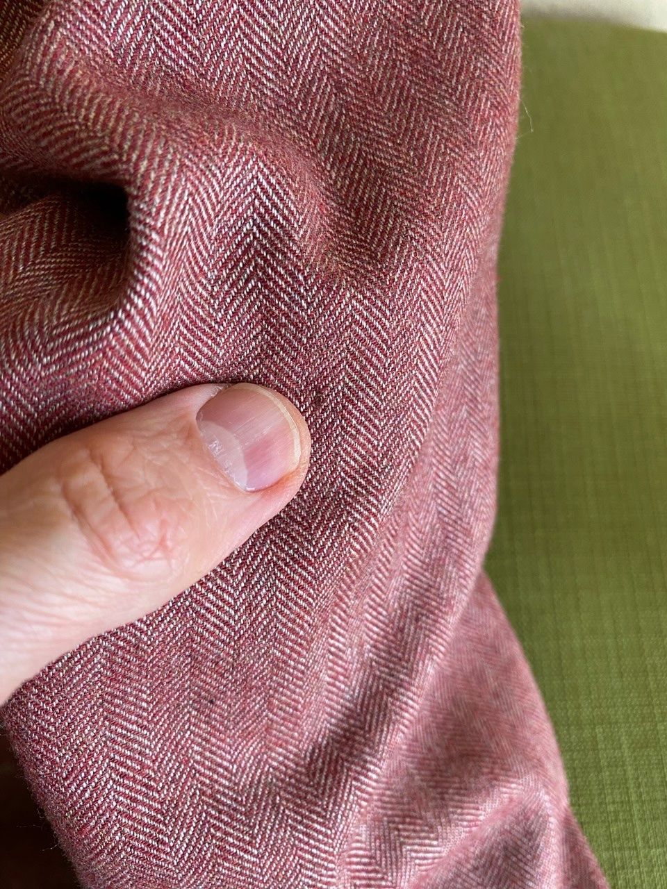 Giacche: Herringbone Blazer inkl. Strickkrawatte, Gr. 48, rot/lachs – Usato da Lausanne venduto da abie01 8