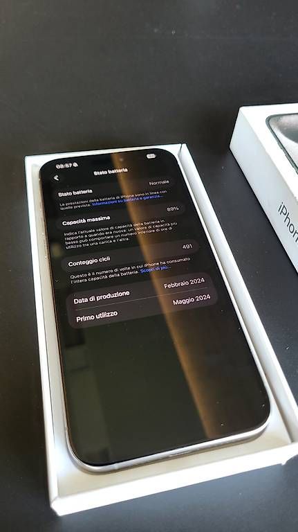 Telefoni cellulari / Smartphones: Iphone 15 Pro Max in Top-Zustand – Usato da Vezia venduto da Robi1311 4