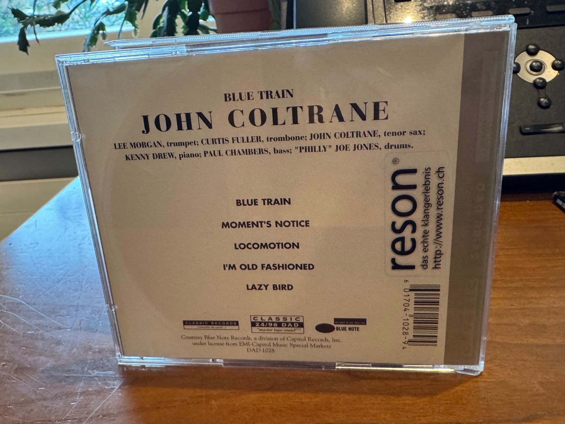 Tutti i DVDs: John Coltrane - Blue Train - Rare! DVD-Audio - KA01B – Usato da Küsnacht ZH venduto da JazzRecords 1
