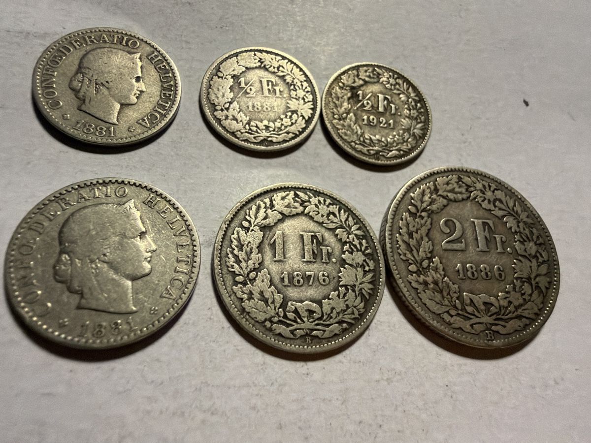 Alle Münzen: Suisse Silber münzen  – Gebraucht aus Hittnau von Pat_yl7f 3