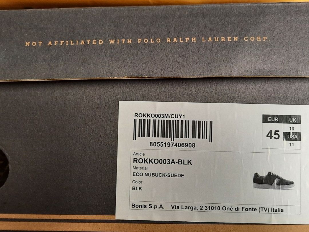 US Polo Scarpe da uomo: U.S. POLO ASSN. Sneaker Rokko schwarz Gr. 45 – Nuovo e nell'imballaggio originale da Seuzach venduto da VT-Collections1 9