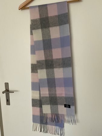 BALMORAL Scotland 100% Wolle Schal 26 x 170 cm. neuwertig
