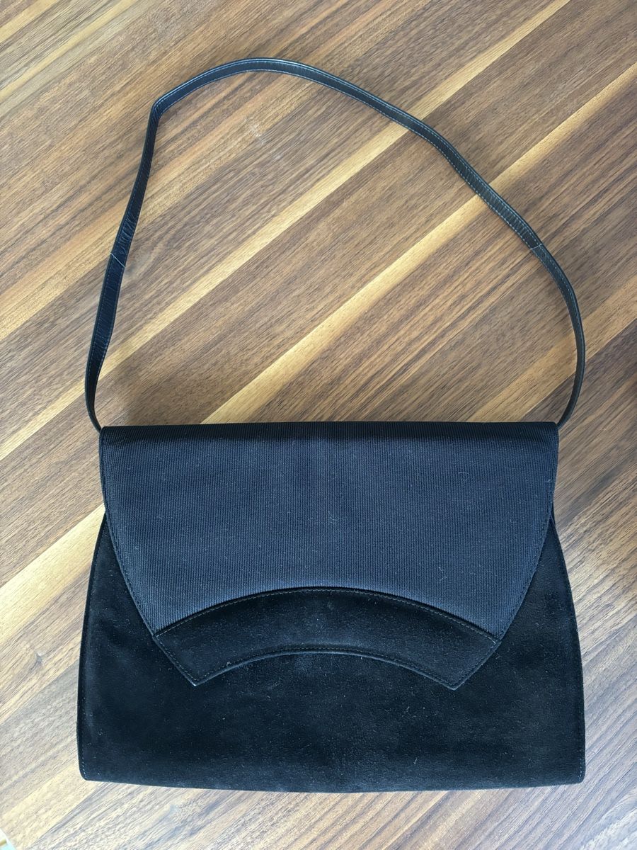 Taschen für Damen: Sac Charles Jourdan en daim noir – Neu (gemäss Beschreibung) aus Lonay von car_l9sk