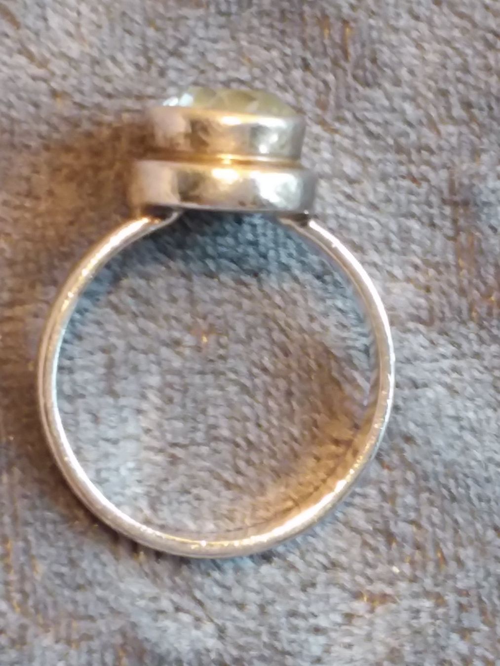 Anelli: Blauer Topas Sterling Silber Ring, Gr. 57 – Usato da Zürich venduto da philpip 6